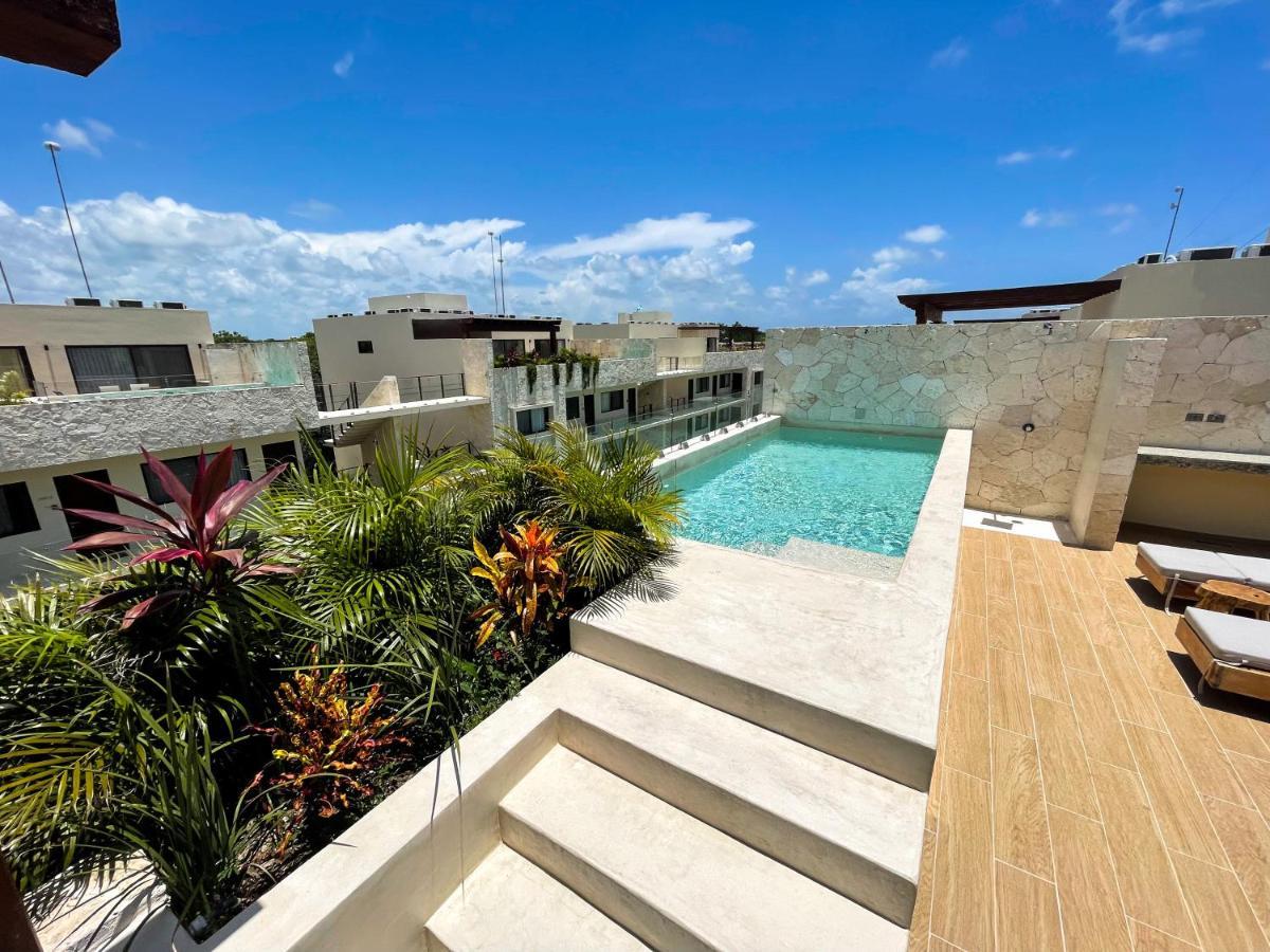 Apartment And Penthouse Blue Luxury Kukulkan تولوم المظهر الخارجي الصورة