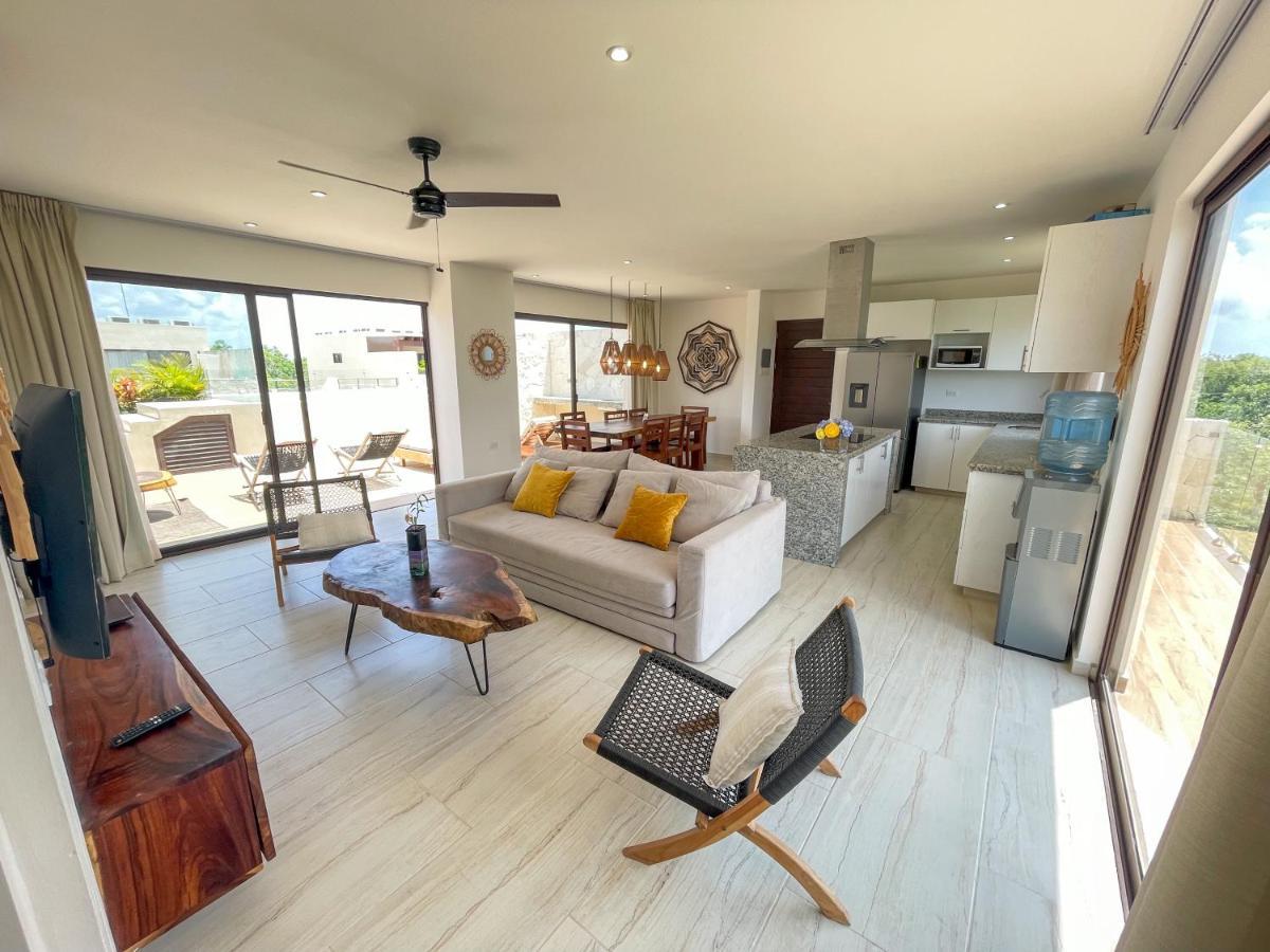 Apartment And Penthouse Blue Luxury Kukulkan تولوم المظهر الخارجي الصورة